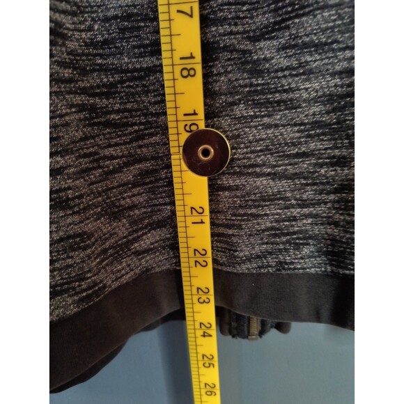 Express Men’s Large Black And Gray Zip Up Hoodie Used - Picture 6 of 9